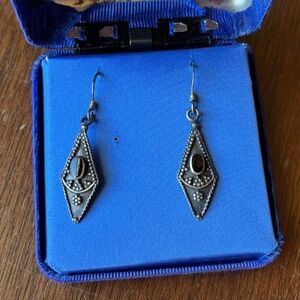 Silver earrings